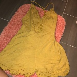 Gold romper
